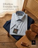  Áo sơ mi tay ngắn Khatoco Sale  374k ( giá tem 468k) size S 