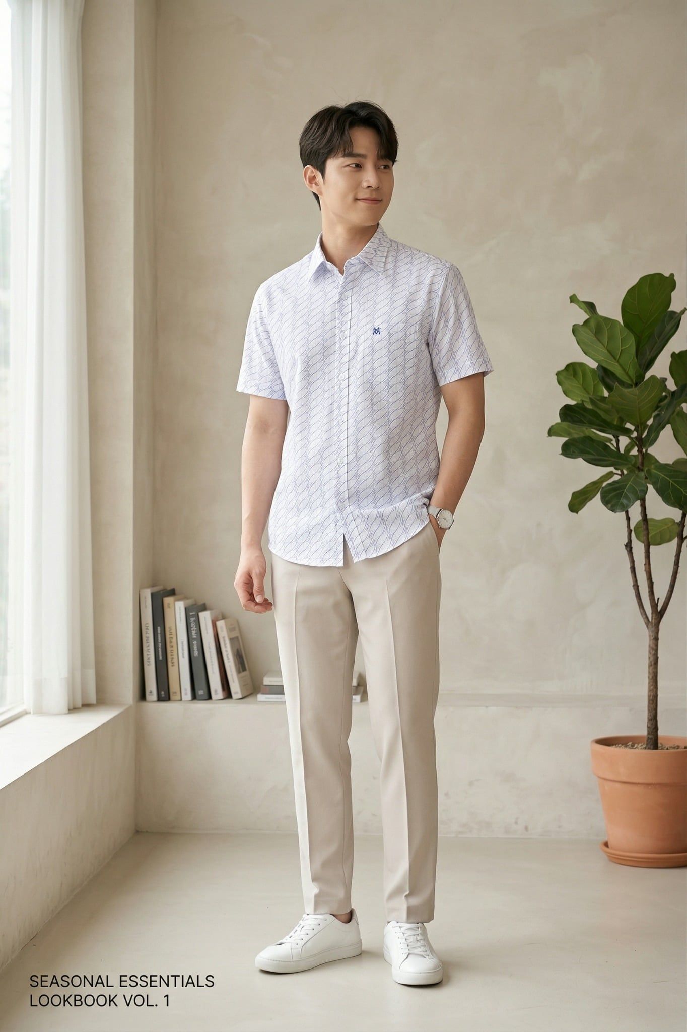  Áo sơ mi tay ngắn Khatoco Sale 30% (S,M) 