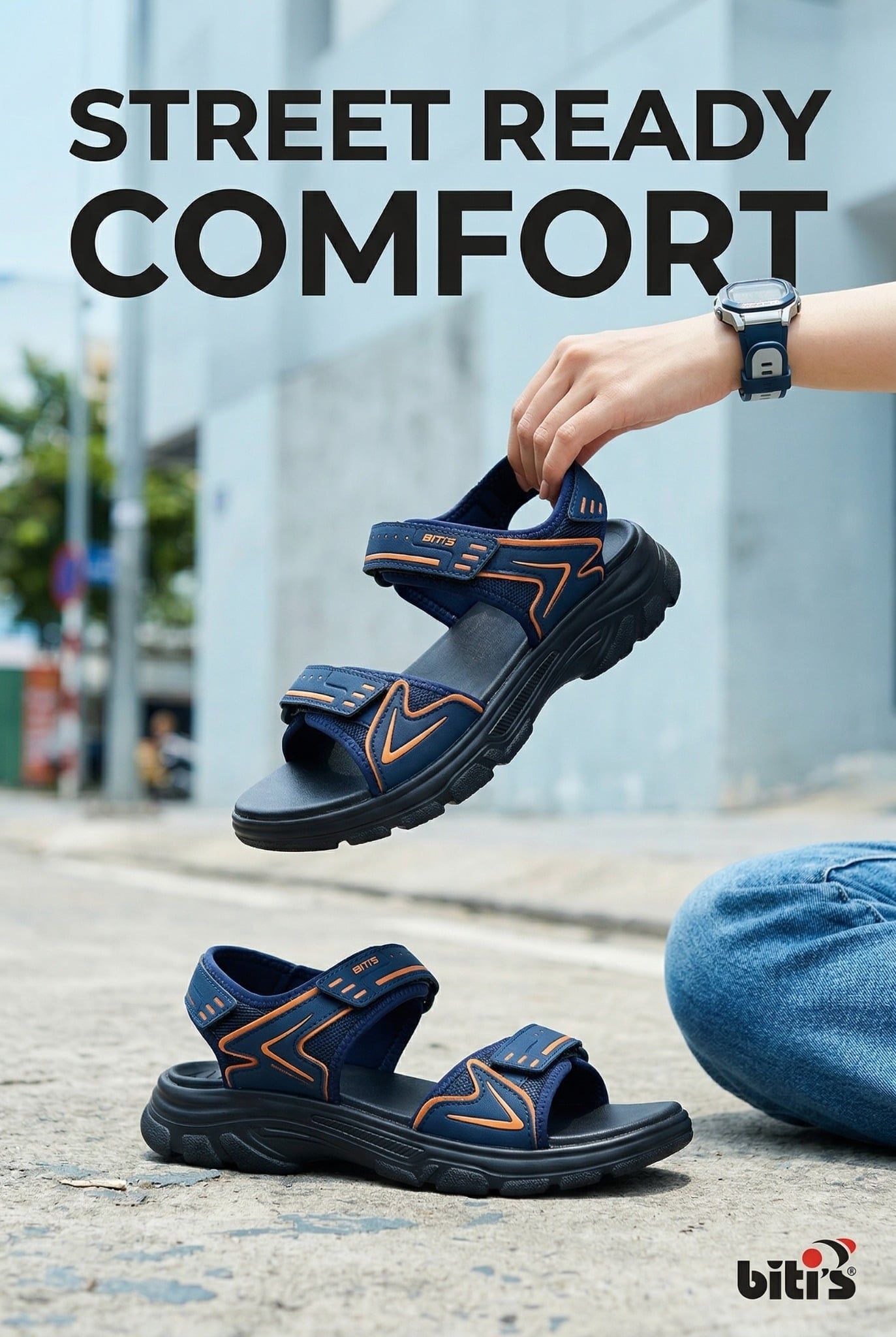  Sandal Biti's nam (36-41) 