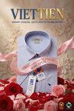  Áo sơ mi tay ngắn Việt Tiến (M-XL) 