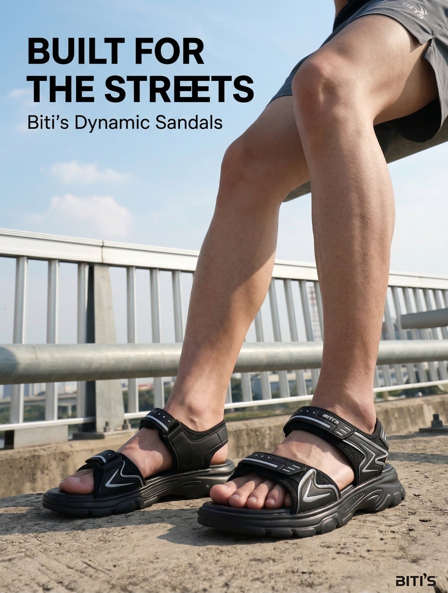  Sandal Biti's nam (36-41) 