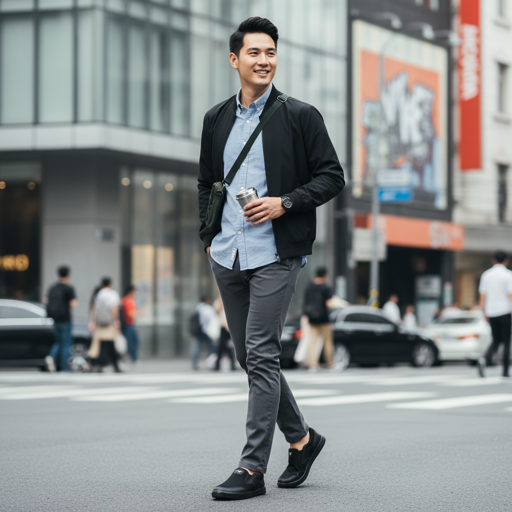  Giày thể thao form Slip on Biti's nam (39-44) 