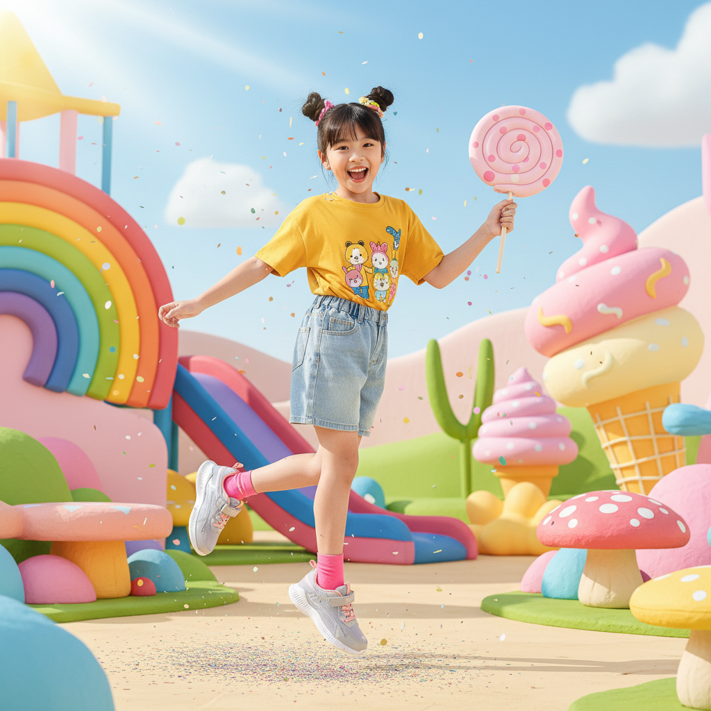  Giày thể thao Biti's bé gái (30-38) 