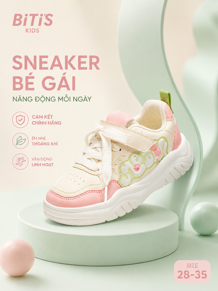  Giày Thể Thao Bé Gái Biti's Dino  ( 28-35) 