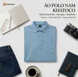  Áo thun nam Polo Khatoco sale off 30% (M-2XL) 