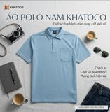  Áo thun nam Polo Khatoco sale off 30% (M-2XL) 