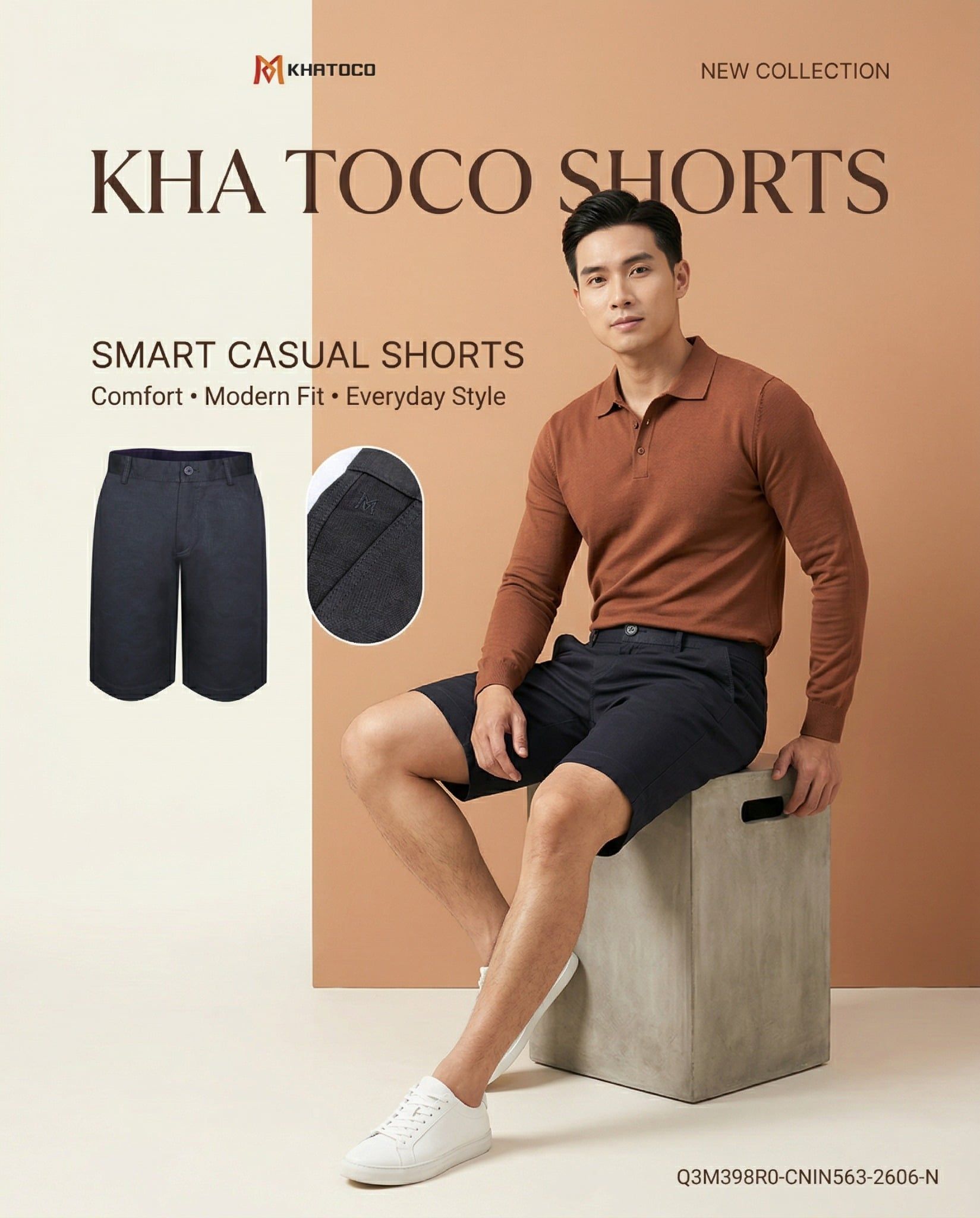  Quần short nam Khatoco (31-37) 