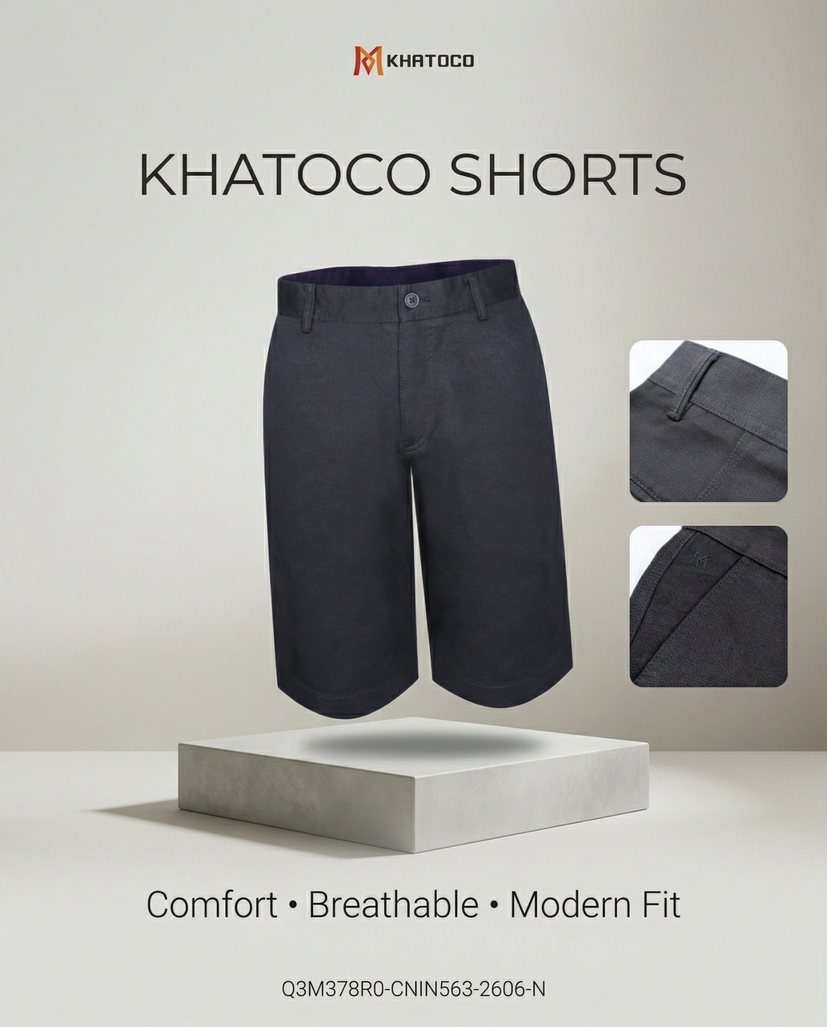  Quần short nam Khatoco (31-37) 