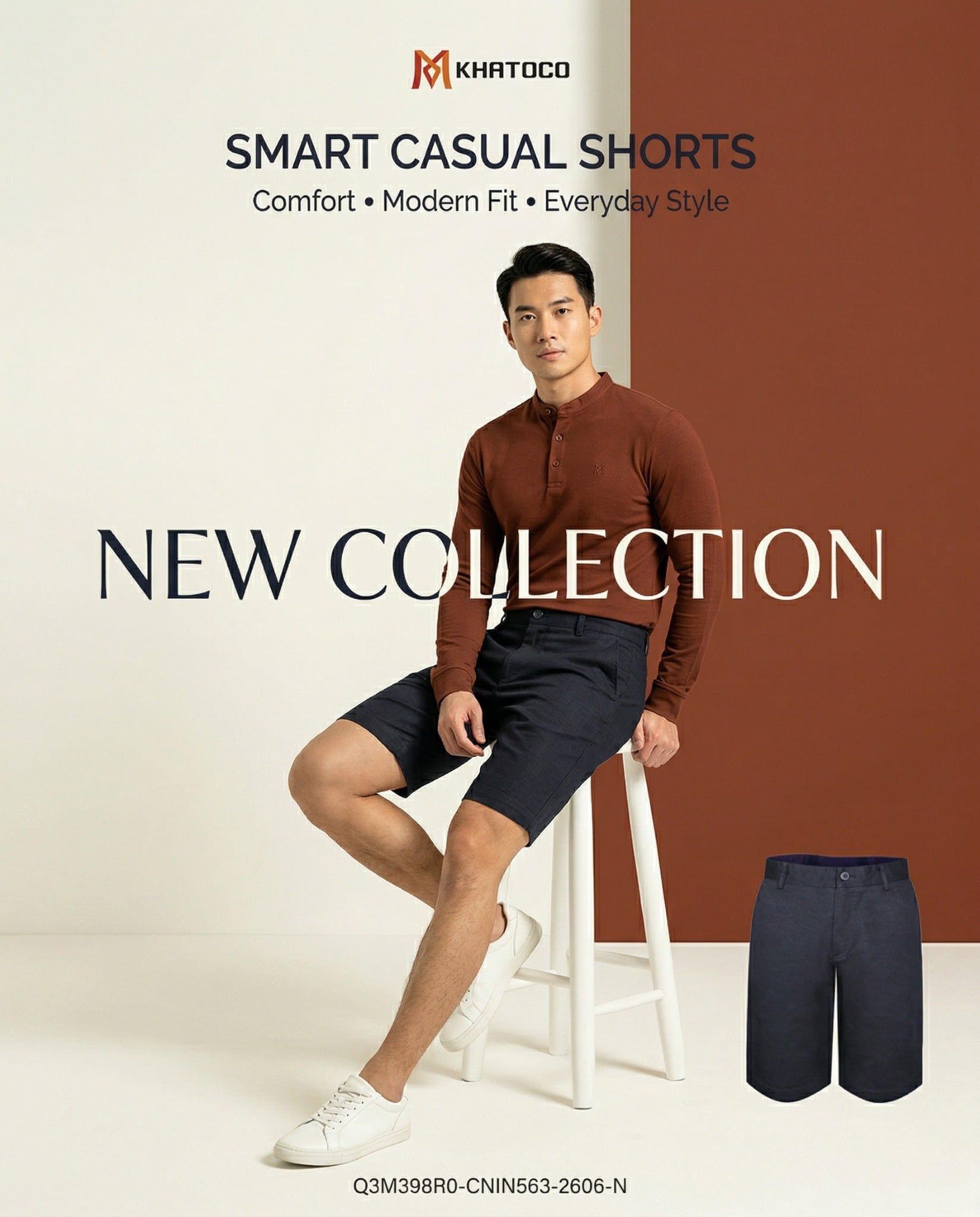  Quần short nam Khatoco (31-37) 