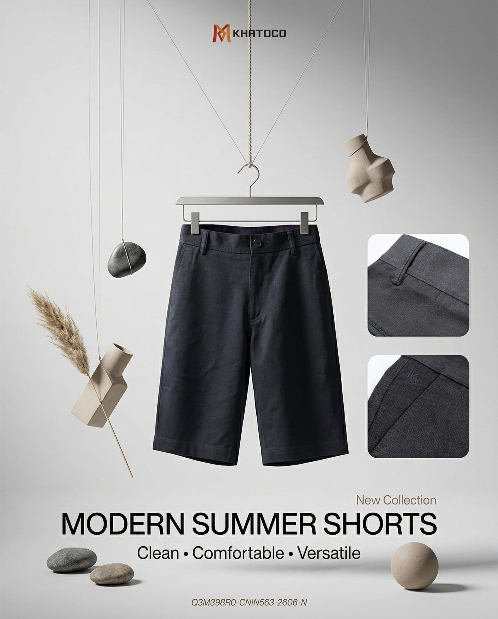  Quần short nam Khatoco (31-37) 