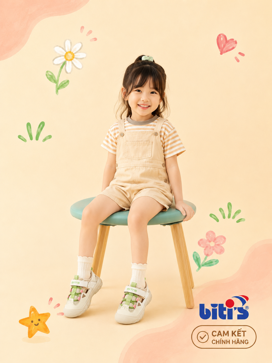  Giày Biti's bé gái (24-34) 