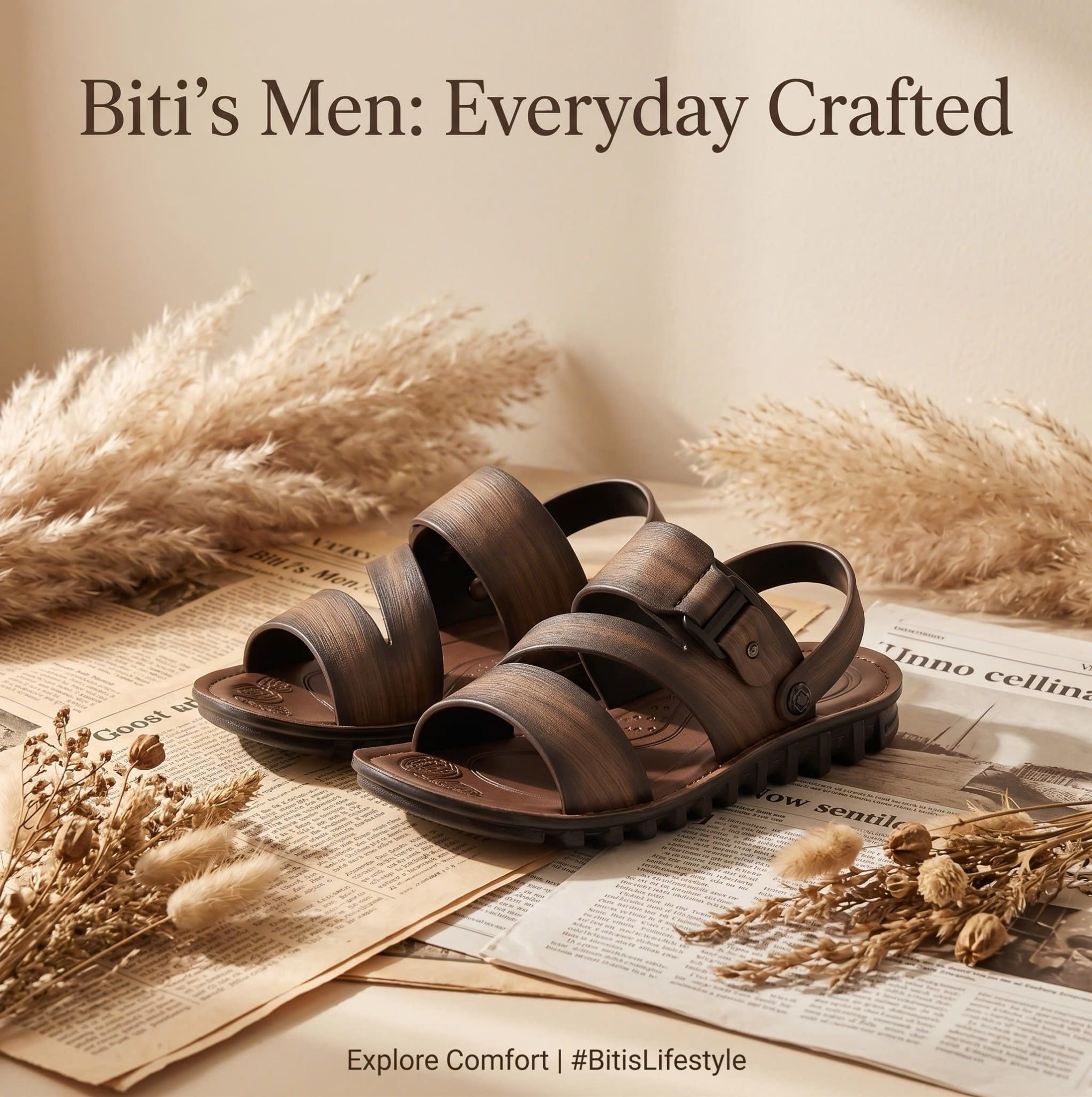  Sandal Biti's nam (39-44) 