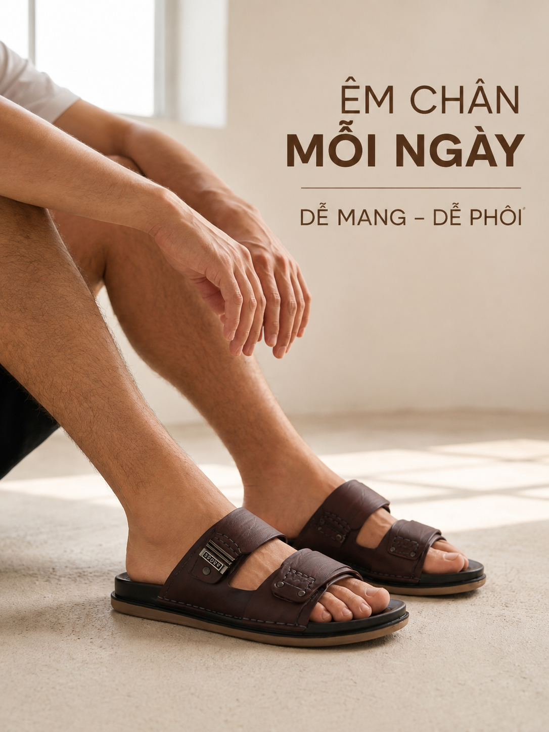 Dép quai ngang nam (39-43) 