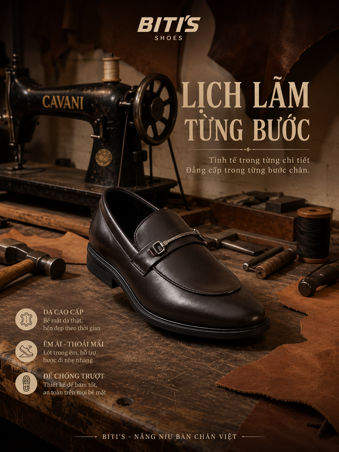  Giày tây nam Biti's (39-44) 