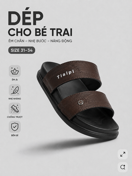  Dép quai ngang trẻ em (31- 34) 