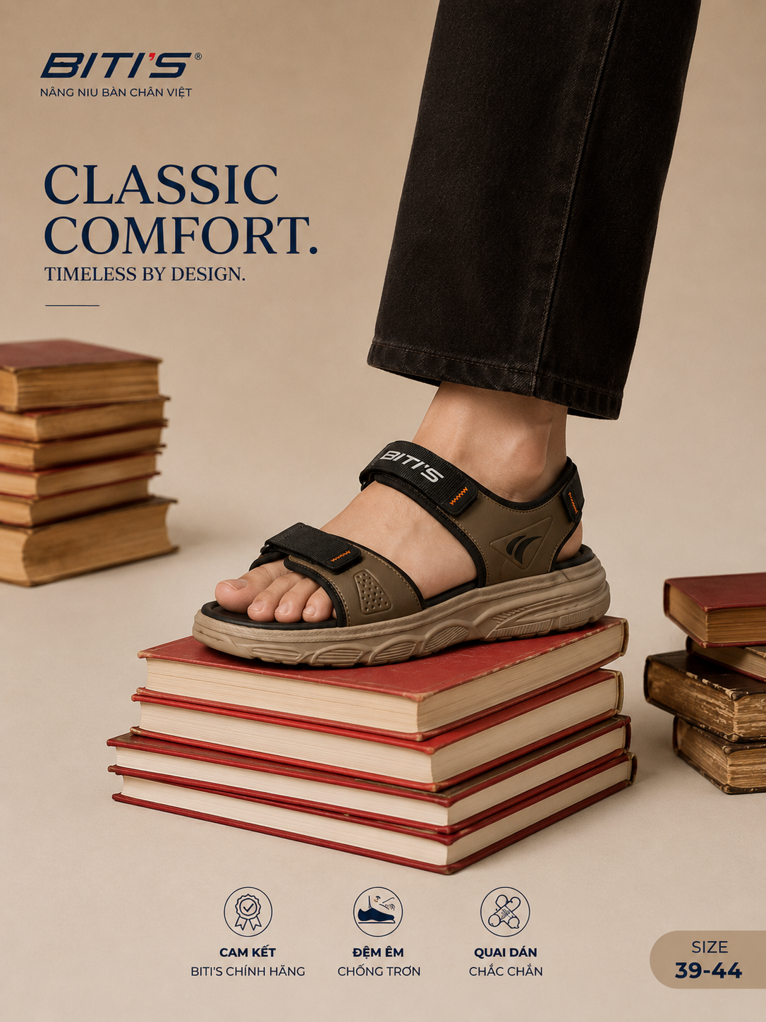  Sandal Biti's nam (39-44) 