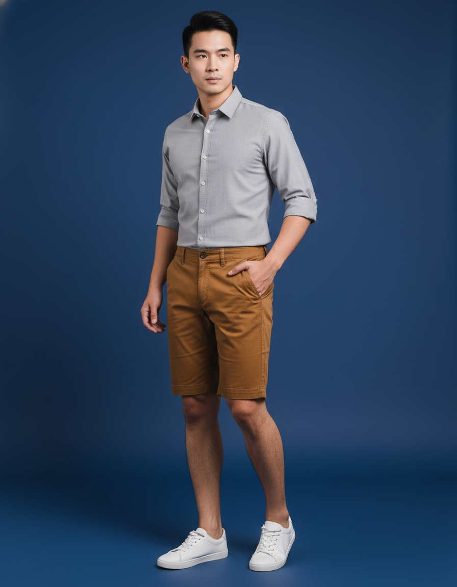  Quần short Kaki Việt Tiến sale off 290k ( giá tem 650k) 