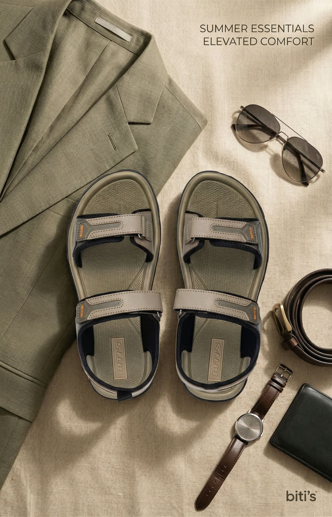  Sandal Biti's nam (39-44) 