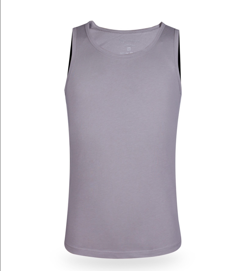  Áo ba lỗ nam sale off- xám nhạt 