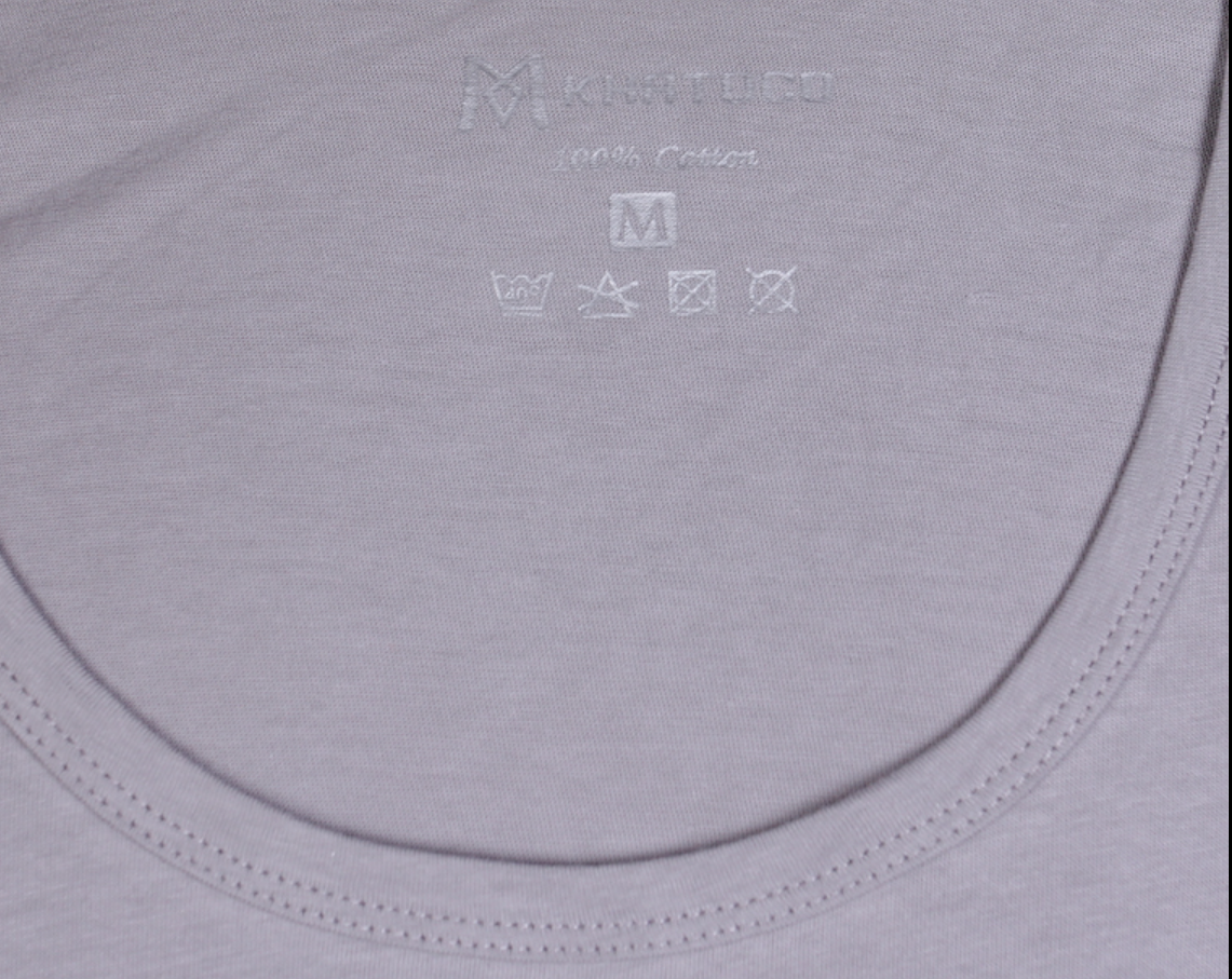  Áo ba lỗ nam sale off- xám nhạt 