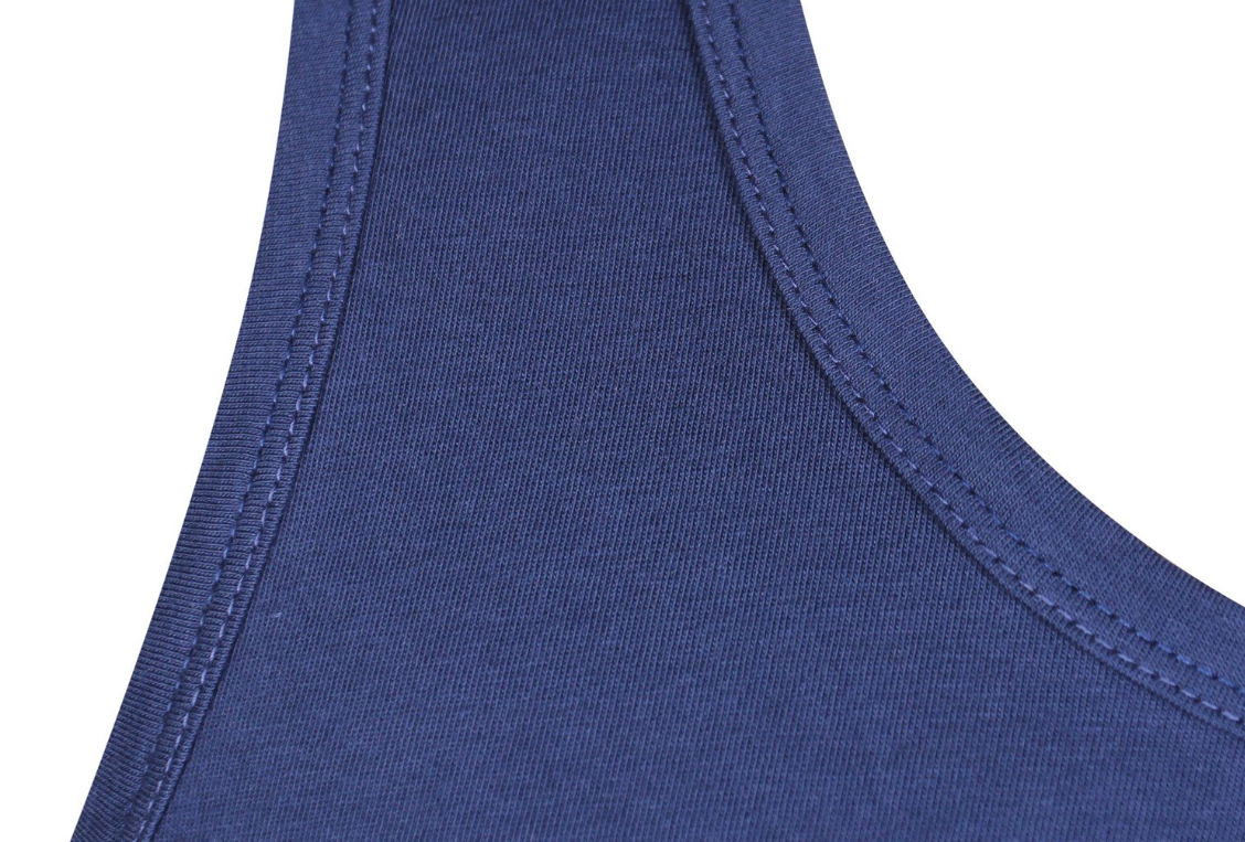  Áo ba lỗ nam sale off-Xanh navy 