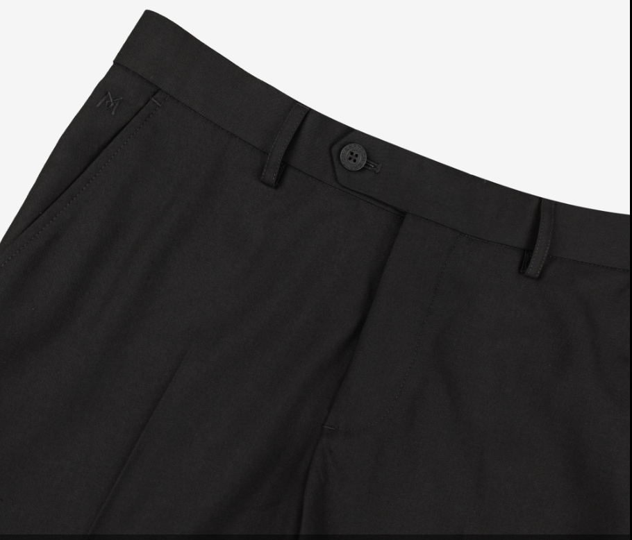  Quần tây nam đen không ly Khatoco 