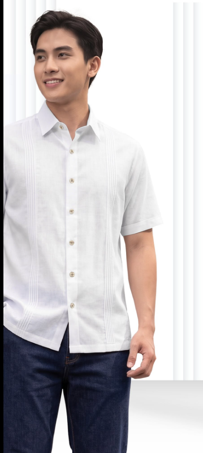  Áo sơ mi tay ngắn Viettien (S-XL) 