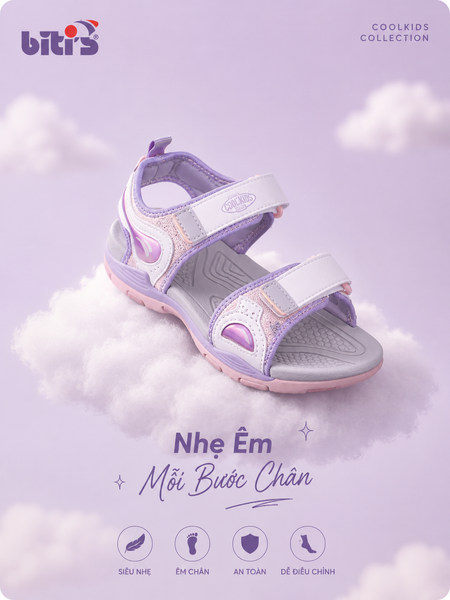  Sandal Biti's bé gái (30-38) 