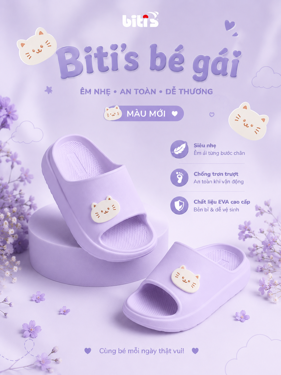  Dép nhựa Biti's trẻ em (30-37) 