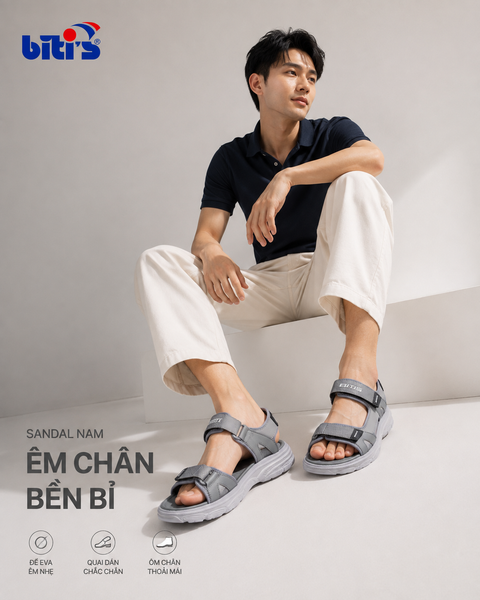  Sandal Biti's nam (39-44) 