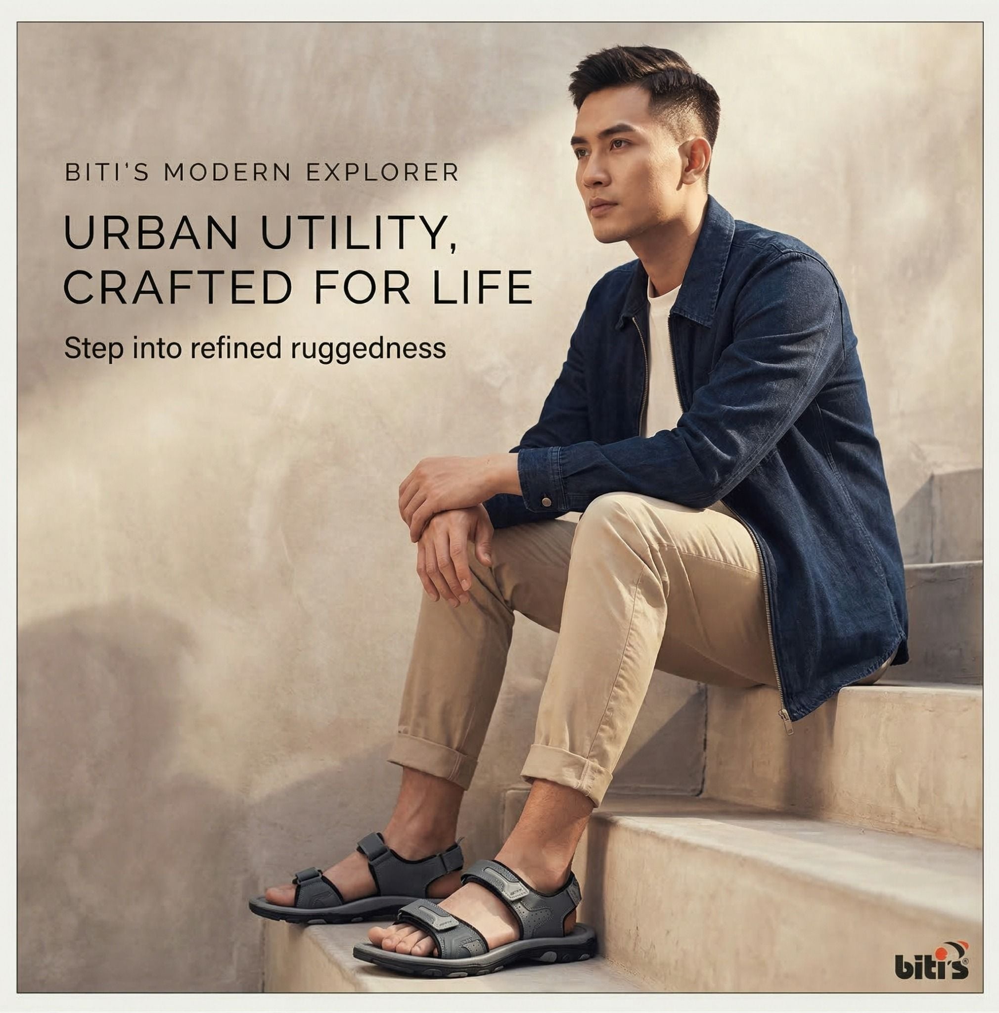  Sandal Biti's nam (39-44) 