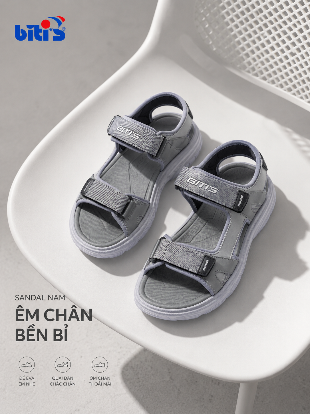  Sandal Biti's nam (39-44) 