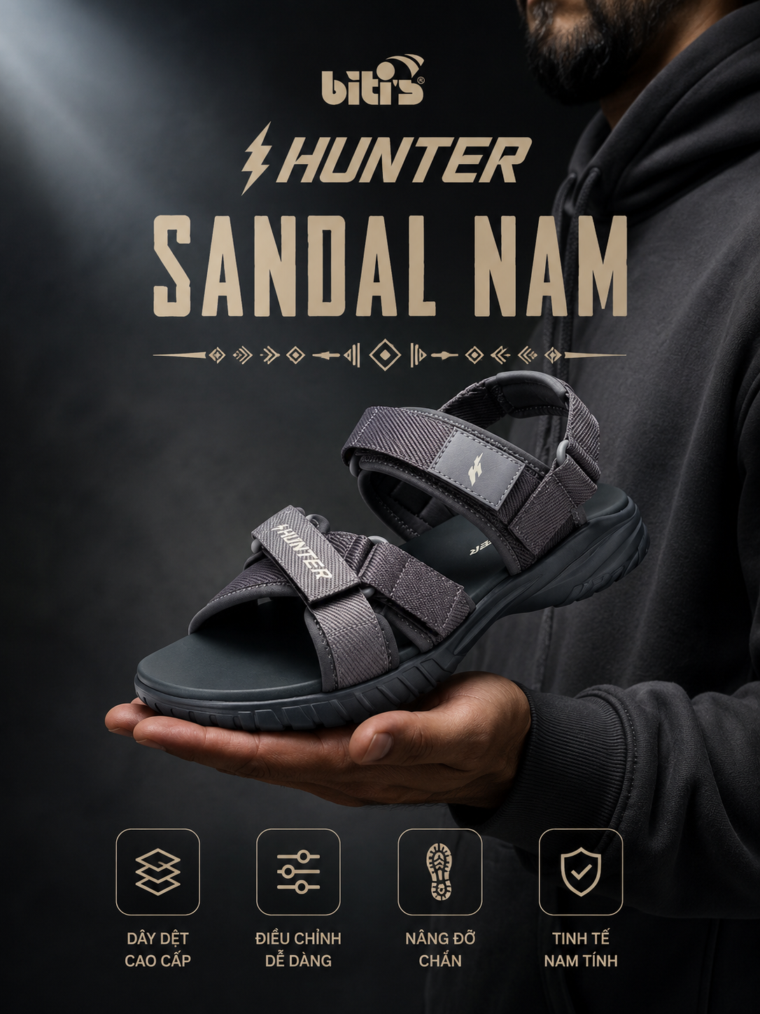  Sandal Biti's Hunter nam (39-45) 