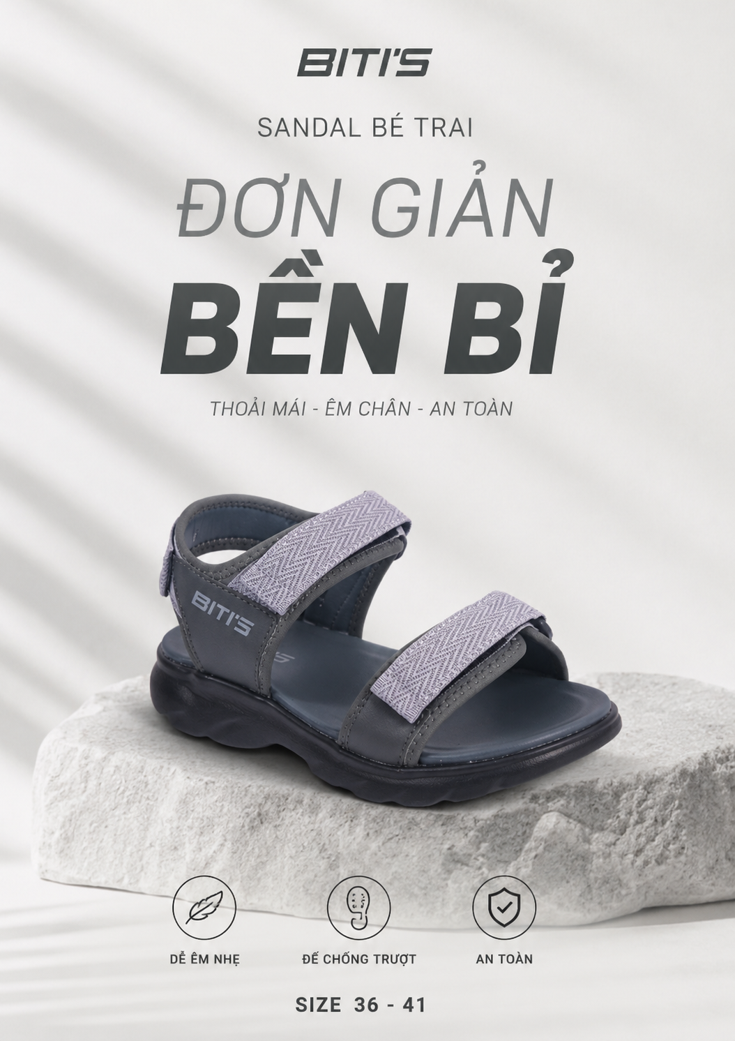  Sandal bé trai Biti's (36-41) 
