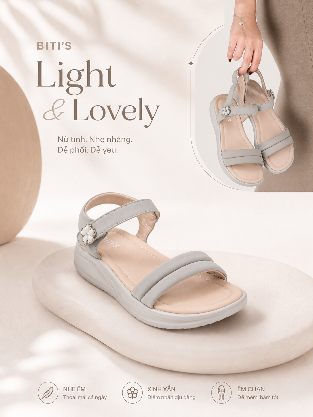  Sandal Biti's nữ (35-40) 