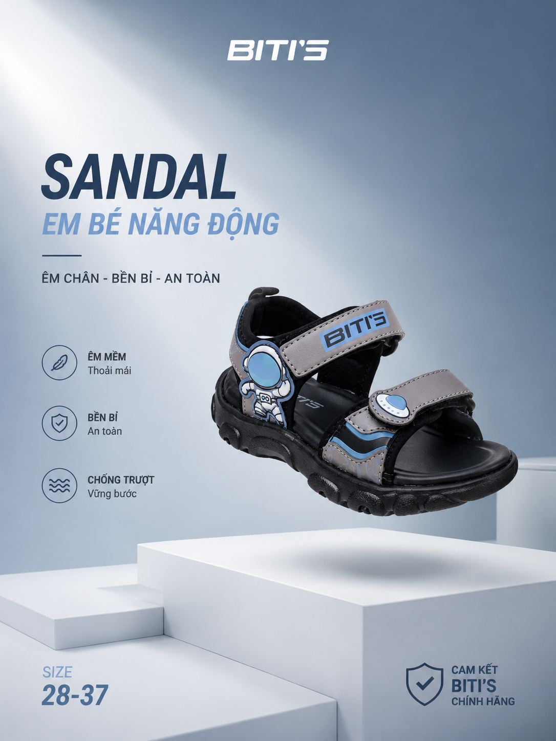  Sandal Biti's bé trai (28-37) 