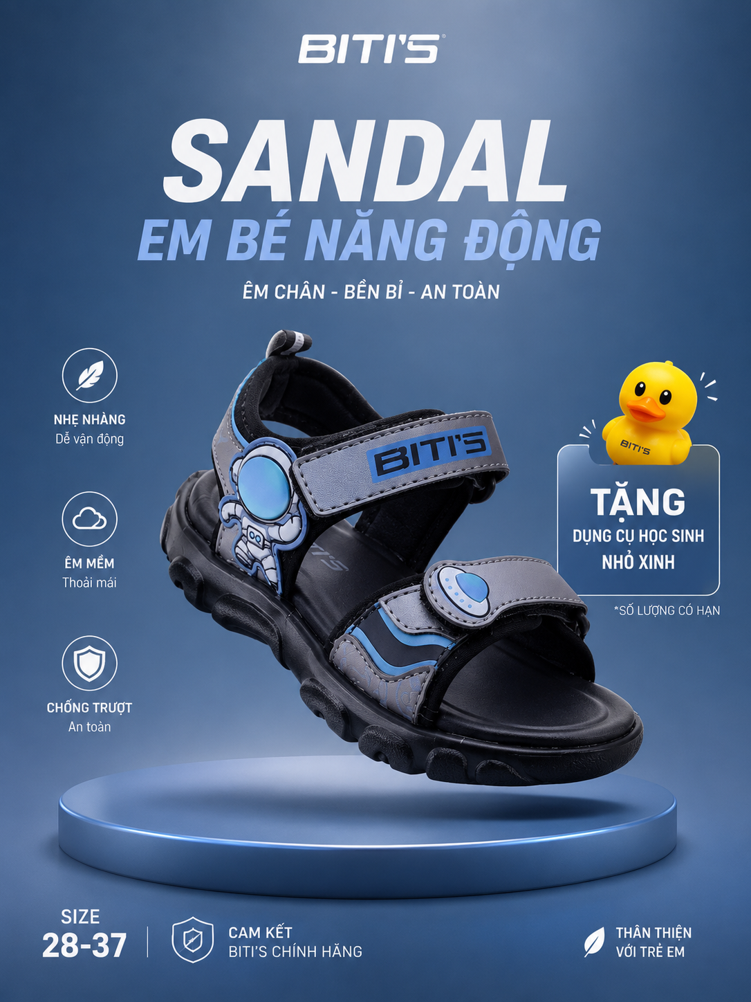  Sandal Biti's bé trai (28-37) 