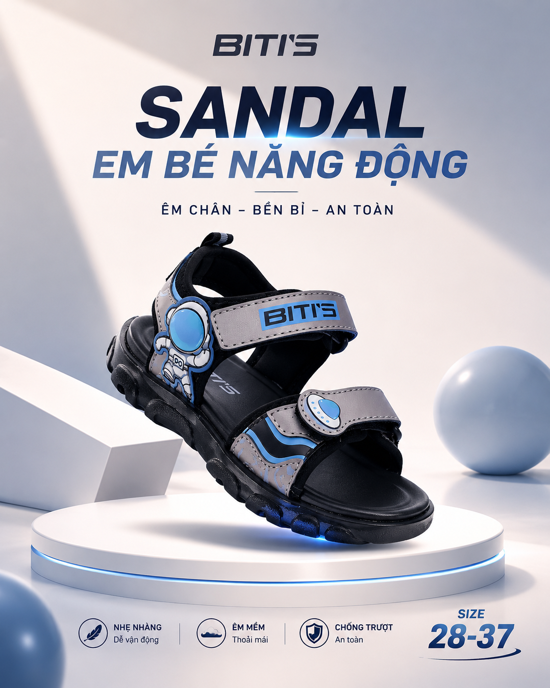  Sandal Biti's bé trai (28-37) 