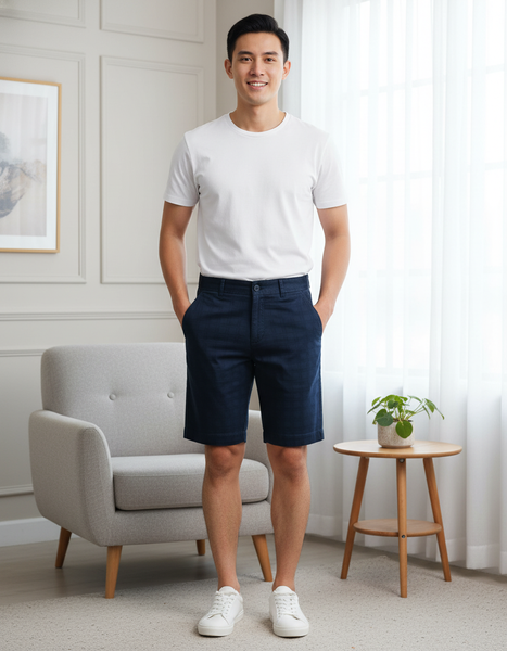  Quần short kaki Khatoco sale 250k giá tem 378k 