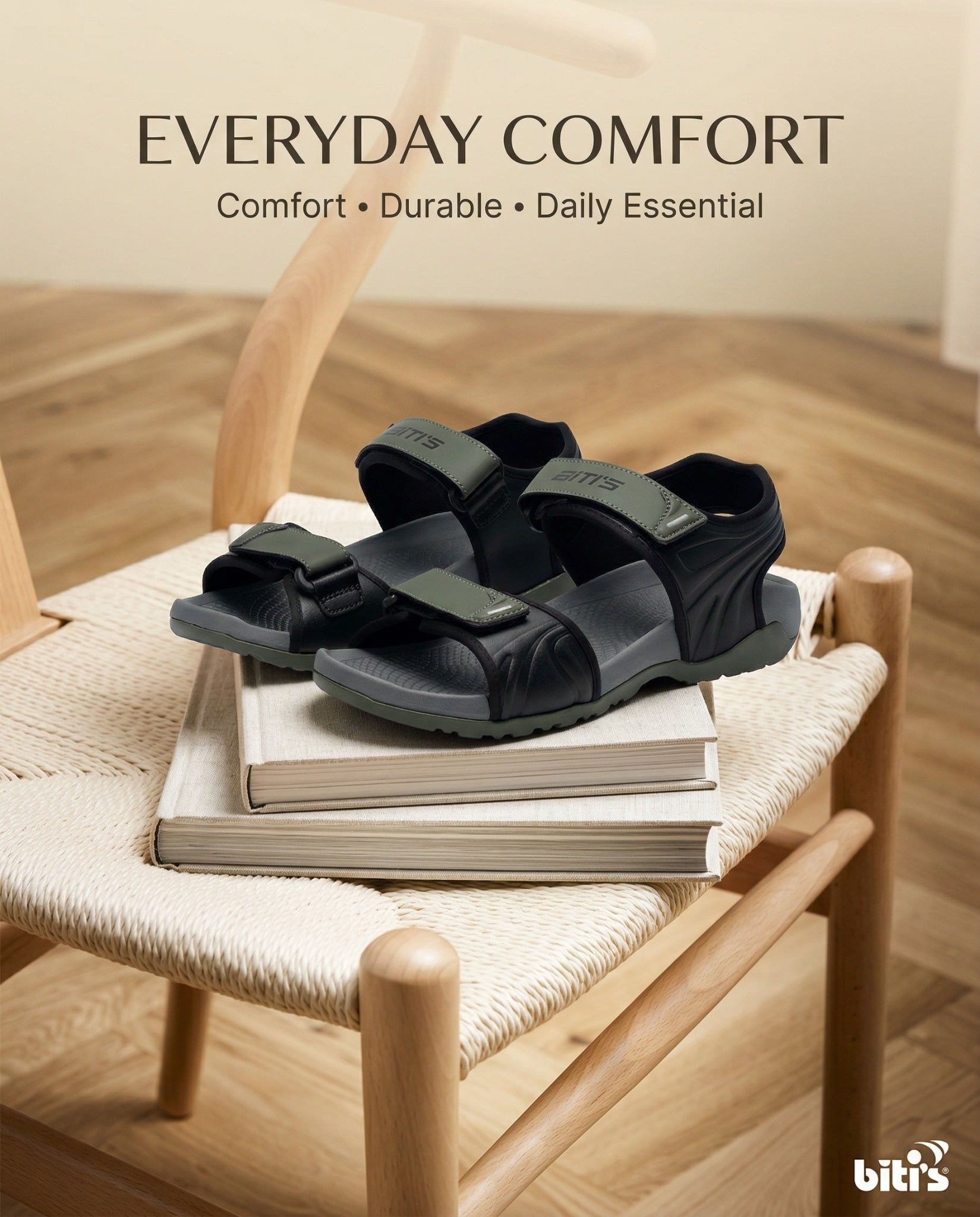  Sandal Biti's nam (39-44) 