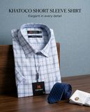  Áo sơ mi tay ngắn Khatoco (M-3XL) 