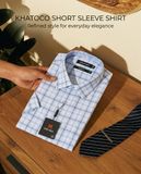  Áo sơ mi tay ngắn Khatoco (M-3XL) 