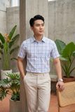  Áo sơ mi tay ngắn Khatoco (M-3XL) 