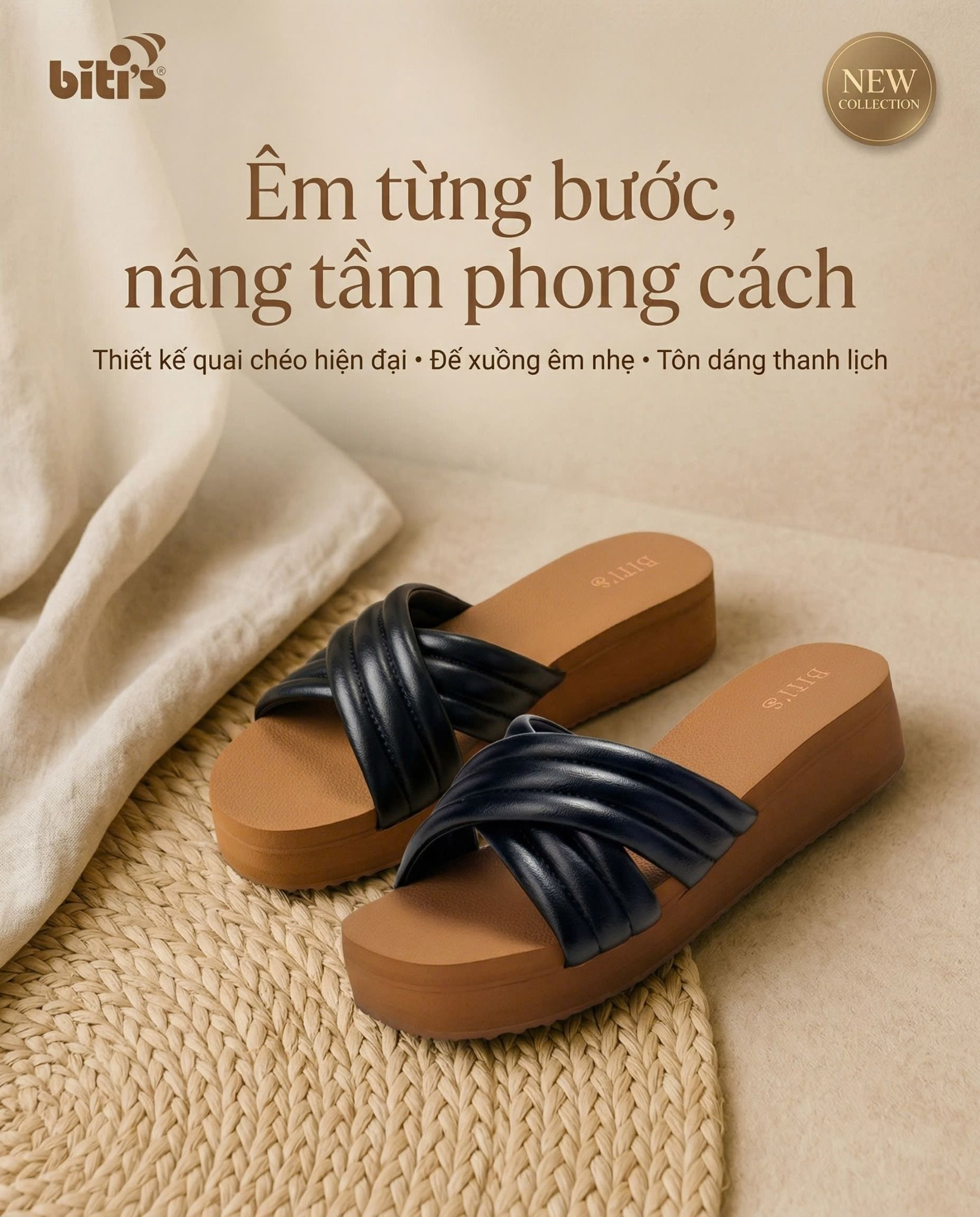  Dép quai ngang Biti's nữ (35-40) 