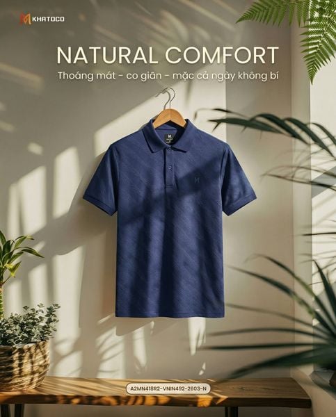  Áo thun nam Polo Khatoco Sale 30 %(M,L) 