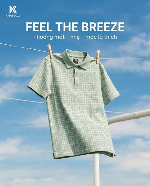  Áo thun nam Polo Khatoco Sale 30 %(M-2XL) 