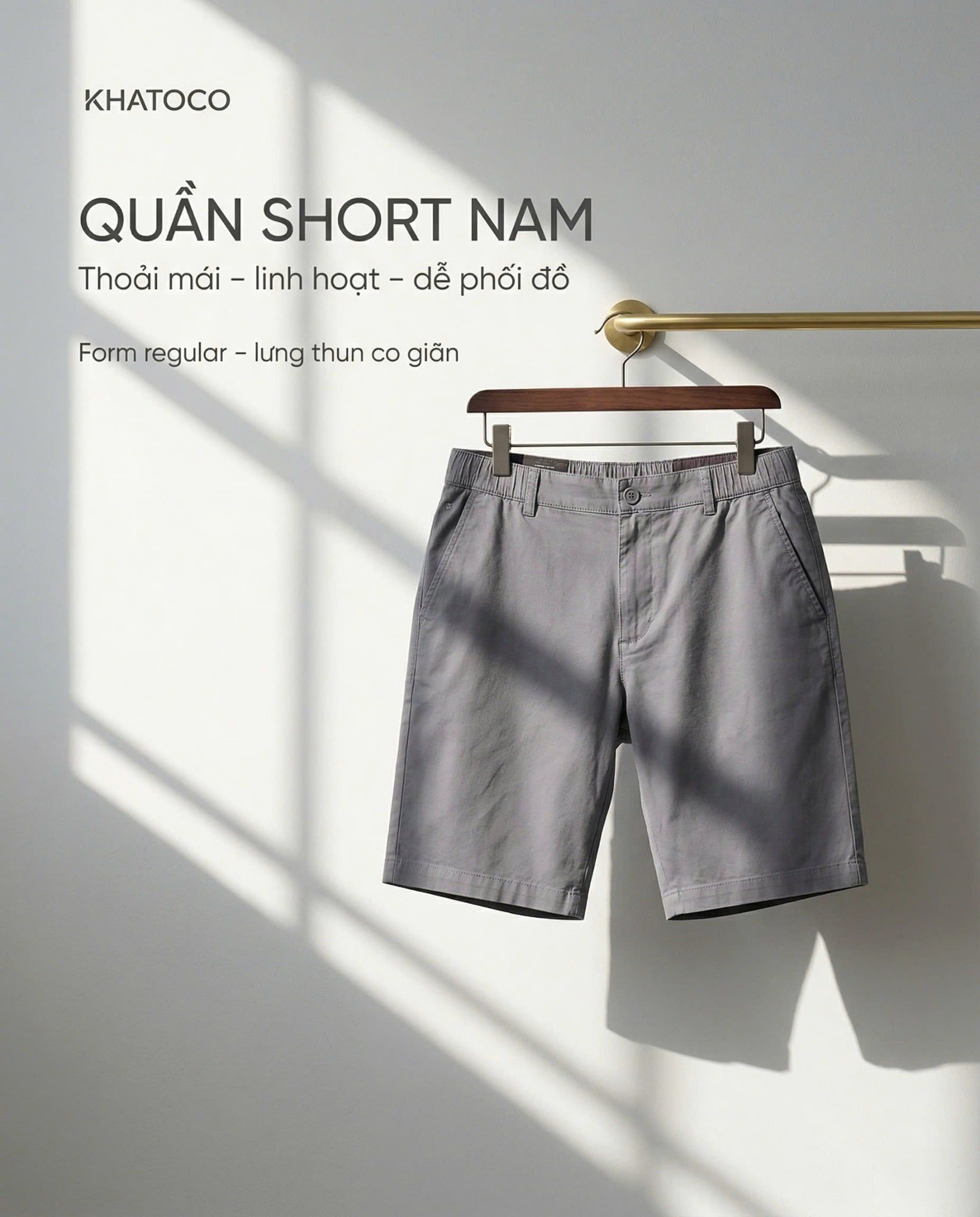  Quần short nam Khatoco (29-38) 