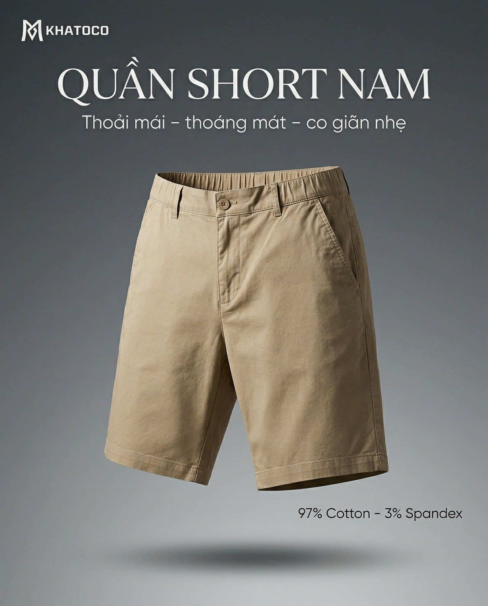  Quần short nam Khatoco (30-38) 