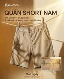  Quần short nam Khatoco (30-38) 