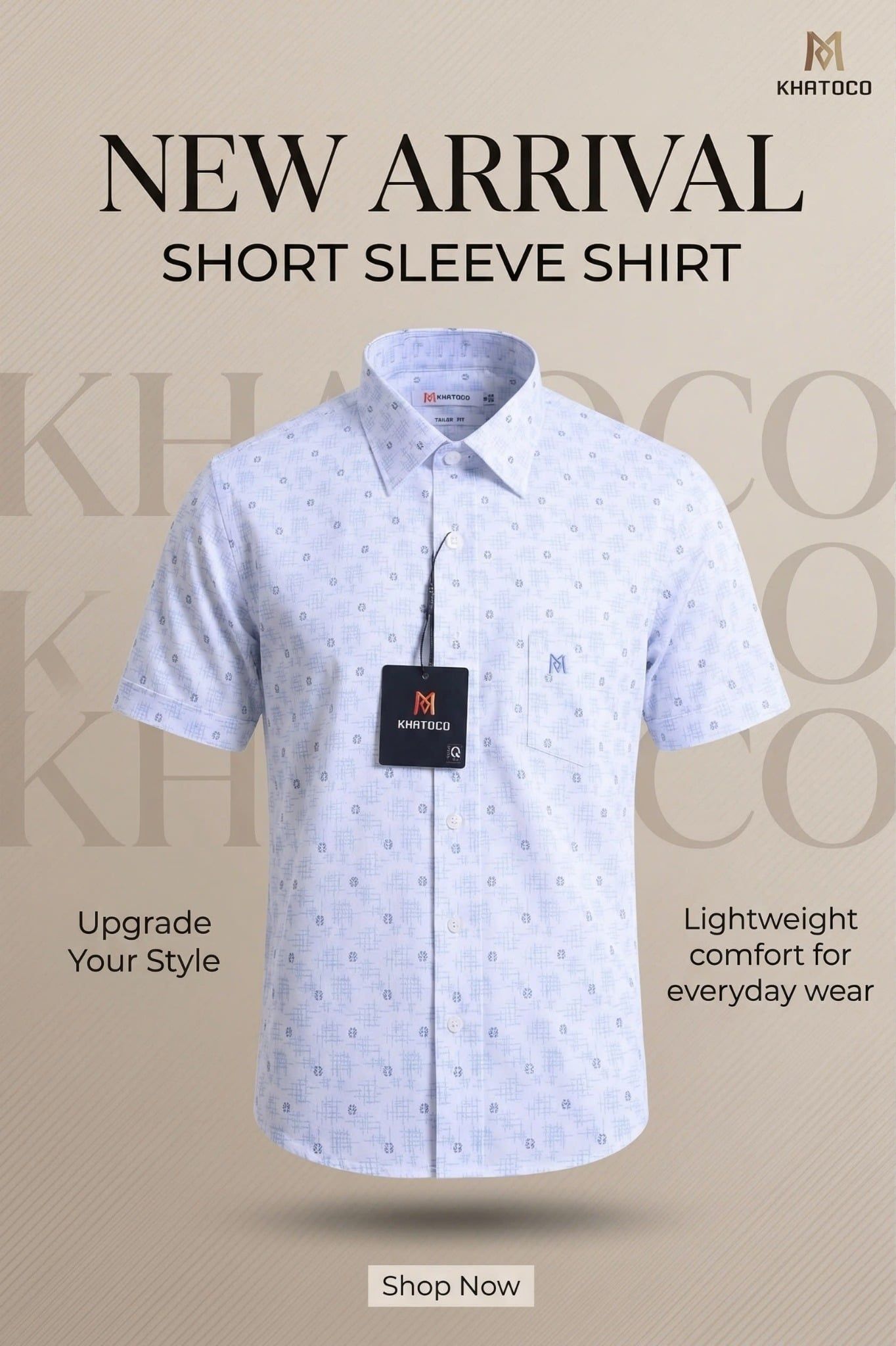  Áo sơ mi tay ngắn Khatoco Sale 30% (S,2XL) 